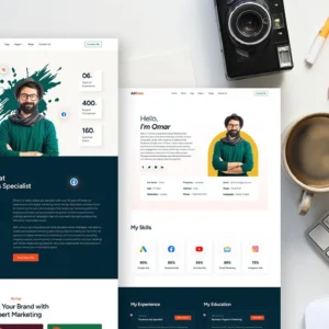 AdGuru – Digital Marketer & Freelancer Portfolio Elementor Template Kit